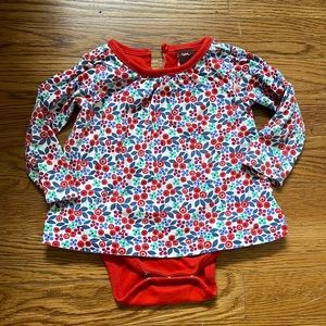 Tea Collection onesie dress, 6-12 months